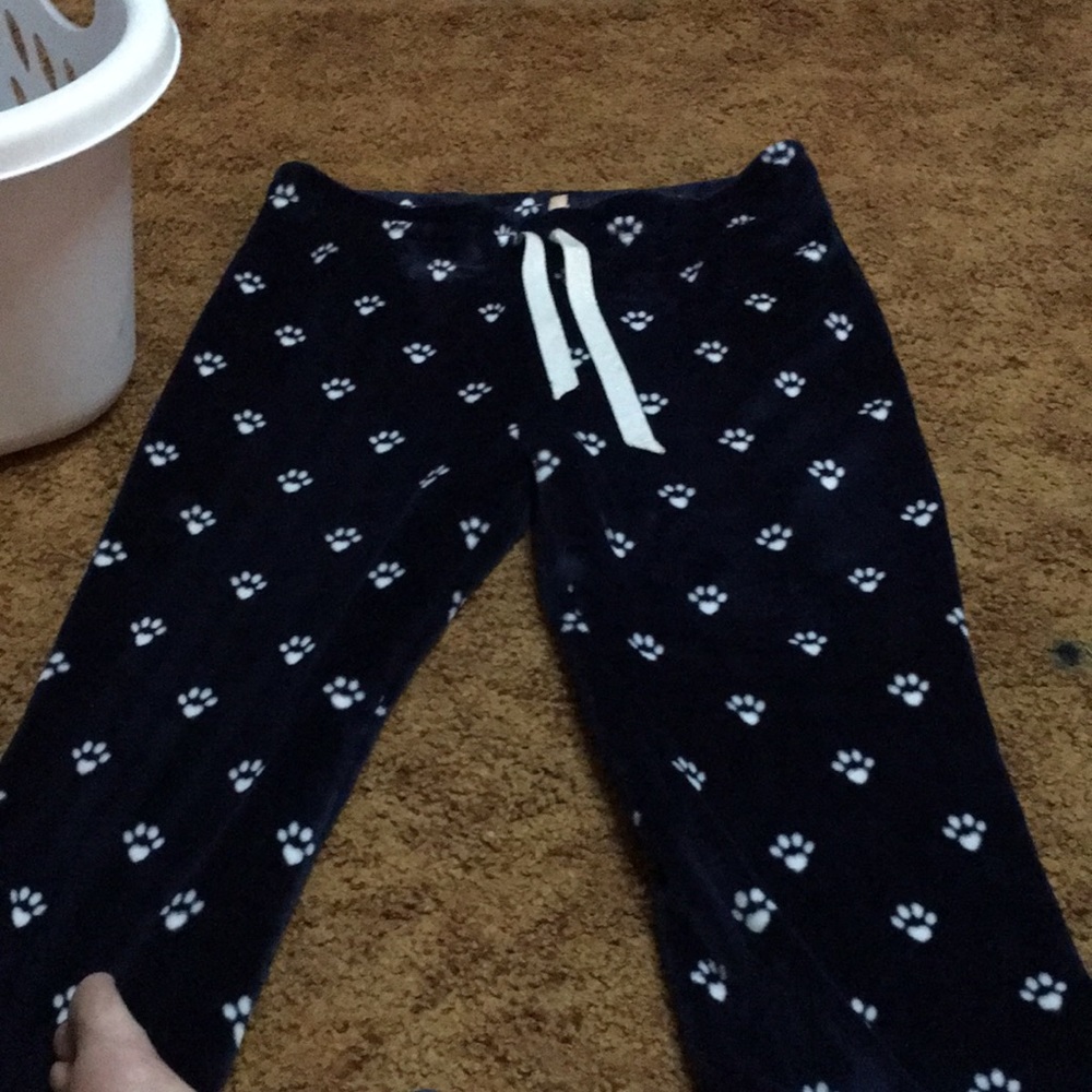 Denver Hayes fuzzy PJ pants